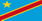 Flagge von Kongo, Dem. Rep. (ehem. Zaire)